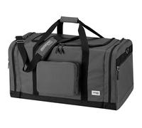 MONZANA® Travel Duffel Bag | 90L | Removable and Adjustable Shoulder Strap with Shoulder Pad | Front & Side Compartments | Sturdy Feet | 70 x 35 x 35cm | Gym Bag, Duffel Bag, Large Holdall Bag | Black