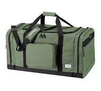 MONZANA® Travel Duffel Bag | 90L | Removable and Adjustable Shoulder Strap with Shoulder Pad | Front & Side Compartments | Sturdy Feet | 70 x 35 x 35cm | Gym Bag, Duffel Bag, Large Holdall Bag | Green