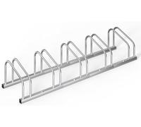 Monzana® Bicycle Stand For 5 Bicycles 30-65mm Tyre Width 30cm Wheel Spacing | Wheel Stands | Multi Bikes Stand | Freestanding Floor Or Wall Mountable Cycle Rack | Galvanised Parking Storage Secure