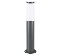 MONZANA® Dahlia Outdoor Garden Bollard Light 50cm - Stainless Steel Pathway Light, E27, IP44 Weatherproof Driveway & Patio Lamp - Anthracite