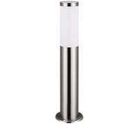 MONZANA® Dahlia Outdoor Garden Bollard Light 50cm - Stainless Steel Pathway Light, E27, IP44 Weatherproof, Modern Driveway & Patio Lamp - Silver