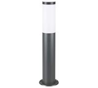 MONZANA® Dahlia Outdoor Garden Bollard Light 50cm - Stainless Steel Pathway Light, E27, IP44 Weatherproof Driveway & Patio Lamp - Anthracite