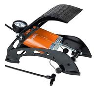 Double Steel Cylinder Foot Pump with Manometer 7bar