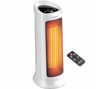 MONZANA® Electric Heater 2000W Portable Ceramic Tower Fan Heater White