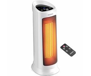 MONZANA® Electric Heater 2000W Portable Ceramic Tower Fan Heater White