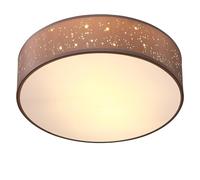 Ceiling Lamp Fabric 30 cm Taupe