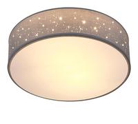 Ceiling Lamp Fabric 38 cm Grey
