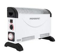 MONZANA® Freestanding & Wall Mounted 2000W Convector Heater with Built In 24 Hour Timer Switch, Thermostat, 3 Power Settings, Plug In Heater, Electric Heaters for Home Office Bedroom Lounge
