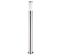 Monzana® Garden Lights - Mains Powered 240V Pathway Lighting Garden Lighting, Outdoor Post Lights, 100cm Bollard Post Pillar Patio, Deck, Driveway, Stainless Steel | Stainless with PIR Motion Sensor