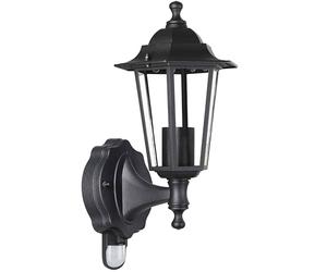 Monzana® Krysante Outdoor Wall Lamp with Motion Sensor | Movement Detector | Aluminium Traditional Victorian Vintage Lantern Design | Weatherproof IP44 E27 Fitting | Anthracite