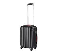 Monzana® Luggage 50x34x20cm 20" Lightweight ABS Hard Shell Approved Cabin Luggage for Airlines Including EasyJet, Ryanair, Hard Case Suitcase Suitcases with Wheels 34 Litre Blue Suitcase