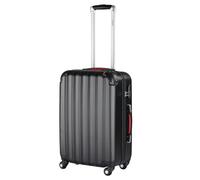 Monzana® Luggage 60x40x25cm 24" Lightweight ABS Hard Shell Approved Hold Luggage for Airlines Including EasyJet, Ryanair, Hard Case Suitcase Suitcases with Wheels 62 Litre Black Suitcase