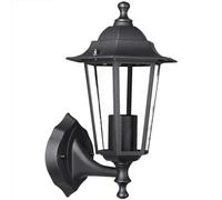 Monzana® Outdoor Wall Light, Outside Wall Lights Mains Powered, Anthracite | Outdoor Lanterns, External Waterproof Aluminium Lantern for Porch, E27 Bulb Base, Traditional Victorian Vintage Lamp Post