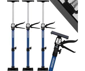 MONZANA® Set of 3 Door Frame Tensioners | Telescopic Props with Pressure Plates - Drywall, Plasterboard Installation Support | Height Adjustable & Sturdy