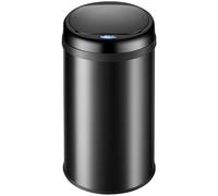 Monzana® Smart Sensor Automatic Touchless 50 Litre Kitchen Bin - Undercounter Waste & Recycling Solution for Home and Kitchen, Stainless Steel Bathroom Bin for Efficient Waste Management | 50L Black