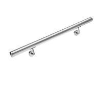 MONZANA® Stainless Steel Handrail V2A Railing Stair Rail | 50 cm - 600 cm Model Selection | Wall Mounted Staircase Hand Rail Kit for Stairs | Indoor Outdoor | 80cm