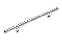 MONZANA® Stainless Steel Handrail V2A Railing Stair Rail | 50 cm - 600 cm Model Selection | Wall Mounted Staircase Hand Rail Kit for Stairs | Indoor Outdoor | 100cm