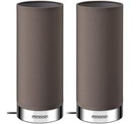 Table lights LED set of 2 taupe