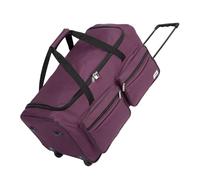 MONZANA® Travel Bag with Trolley Function | Lockable Wheeled Duffel Bag with Ball-Bearing Rollers & Telescopic Handle | 160L Capacity | 85x43x44 cm | Violet