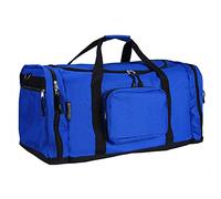 MONZANA® Travel Duffel Bag | 90L | Removable and Adjustable Shoulder Strap with Shoulder Pad | Front & Side Compartments | Sturdy Feet | 70 x 35 x 35cm | Gym Bag, Duffel Bag, Large Holdall Bag | Blue