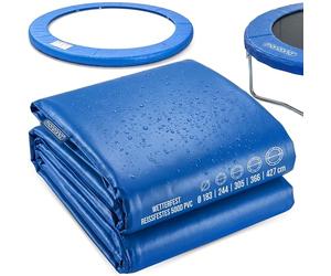 Monzana Universal Trampoline Edge Cover Padding 6ft-14ft - 30cm Wide 15mm Thick Spring Cover UV-Resistant & Weatherproof Safety Pad Durable Tear-Resistant Replacement for Round Trampolines