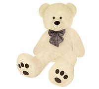 Teddy Bear L-XXXL Size Colour Choice Cream 1m/ 100cm/ 39In Soft Plush Cuddly Kids Toys Dolls Beige Easter