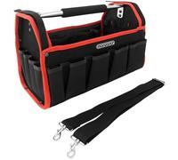 MONZANA® XL Electrician Open Top Tote Bags 23 pockets Shoulder Strap