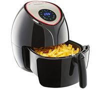 MONZANA® XXL 6.5 Litre Airfryer with Digital LED Touch Control Display | Adjustable Temperature and Timer Settings | 1850W Hot Air Fryer | Healthy Low Fat Cooking Kitchen Appliance Black