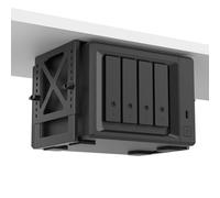 Monzlteck Adjustable Under Desk PC or NAS Mount Bracket Holder，Compatible with Desktop NAS(Network Attached Storage),CPU,UPS,Small Form Factor Desktop Tower.Xbox Series x,OptiPlex7000/7010