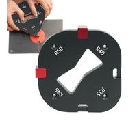 Moo Angle Radius Routing Bit, Moo Positioning 'Angle' ,Moi of Aluminium Alloy Routers | Milling Rounded Corners Moi of Cutters for Making Frames and Sanding Corners
