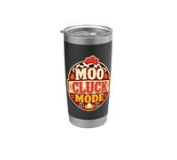 Moo Cluck Mode Farmhouse Rustic Stainless Steel Insulated Tumbler