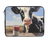 Moo Cow And Milk Laptop Sleeve Bag Protective Laptop Carrying Case Cover for 10/12/13/15/17 Inch