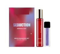 Moo.d Enhancing Seduction Lip Gloss and Perfume Combo pack | Gift set | Mood Duos Perfume 15ml & Mood Matching pH Adapting Lip Gloss 4ml | Hydrating and Glossy Finish