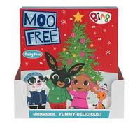 Moo Free Bulk Buy BING Chocolate Advent Calendar 2x70g Multipack - Vegan, Dairy Free, Gluten Free, Soya Free -Milk Chocolate Countdown Calendar for Kids & Adults - Christmas Stocking Filler Gift