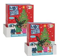 Moo Free Bulk Buy BING Chocolate Advent Calendar 70g Multipack - Vegan, Dairy Free, Gluten Free, Soya Free -Milk Chocolate Countdown Calendar Christmas Stocking Filler Gift (6 Pack)