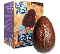 Moo Free Bunnycomb Easter Egg - Dairy Free Vegan Milk Chocolate & Honeycomb Egg with Choccy Buttons (95g)