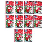 Moo Free Choccy Advent Calendar, 70g, 24 Dairy-free Chocolates, Vegan, Gluten-free (Pack of 10)