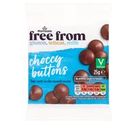 Moo Free Choccy Buttons 25g
