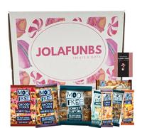 Moo Free Chocolate Gifts Vegan, No Gluten & Dairy Free Include 8 Assorted Chocolates Sweets & Card - Chocolate Hamper Selection Box for Kids Snacks Treat Box or Birthday, Halloween, Christmas