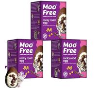 Moo Free Easter Egg Bulk Buy - Dairy Free | Gluten Free | Vegan Milk Chocolate | Easter Egg Hunt, Kids Party Bags & Family Treats (3 Box, Rocky Road)