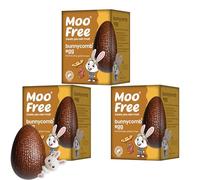 Moo Free Easter Egg Bulk Buy - Dairy Free | Gluten Free | Vegan Milk Chocolate | Easter Egg Hunt, Kids Party Bags & Family Treats (3 Box, Bunnycomb)