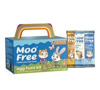 Moo Free Easter Egg Hunt Kit 90g with Mini Bar 20g - Dairy Free Vegan Easter Chocolate - Gluten Free, Soya Free Kids Easter Treats for Egg Hunts, Party Bags & Family Gifts (1Hunt Kit + 3Bar)