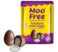 Moo Free Fondant Filled Dairy Free Cream Eggs | Bag of 7 Free-From Milk Chocolate Mini Easter Eggs (84g)