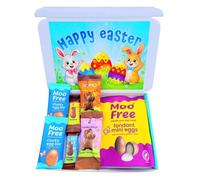 Moo Free & NOMO Happy Easter Chocolate Selection | Fondant Eggs Hamper Gift Box | Free From, Dairy Free, Gluten Free, Vegan, Halal | Hamper Exclusive To INTERGALACTIC SWEETS