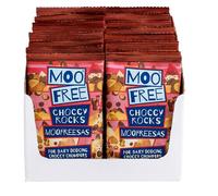 Moo Free Vegan Chocolate Gift Box Dairy Free & Gluten Free - Kids Sweets Treat Box Snacks - Chocolate Gift for Birthday, Halloween, Easter, Christmas (12 Pack, Choccy Rocks Moofreesas)