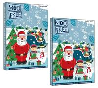 Moo Free White Choccy Advent Calendar, 70g, Dairy Free, Vegan Best Before Date: 30-06-2025 (Pack of 2)