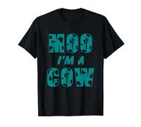 Moo I’m A Cow Costume Heifer Please Hay Girl Hay Cow Pattern T-Shirt