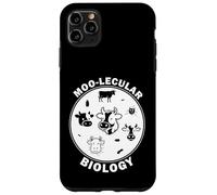 Moo-Lecular Biology Cow Petri Dish Funny Microbiology Case for iPhone 11 Pro Max