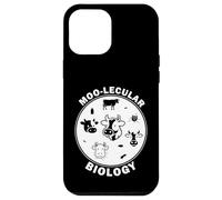 Moo-Lecular Biology Cow Petri Dish Funny Microbiology Case for iPhone 12 Pro Max