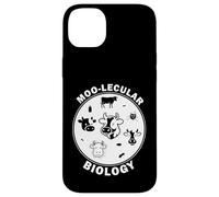 Moo-Lecular Biology Cow Petri Dish Funny Microbiology Case for iPhone 14 Plus